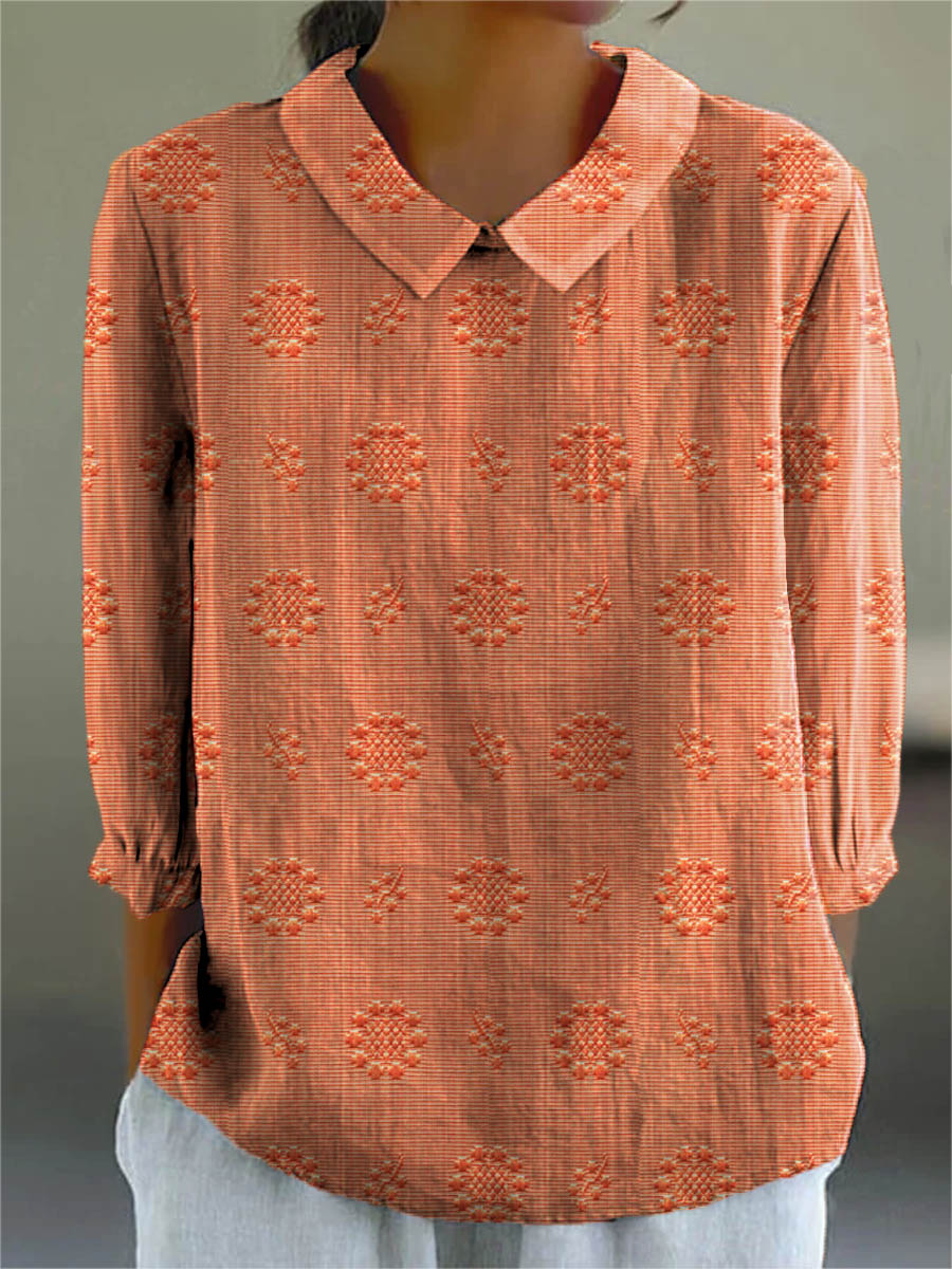 Julia | Floral Embroidery Blouse