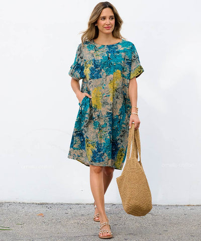 Casual, Short Pocket Dress –  Aryam Caftan™