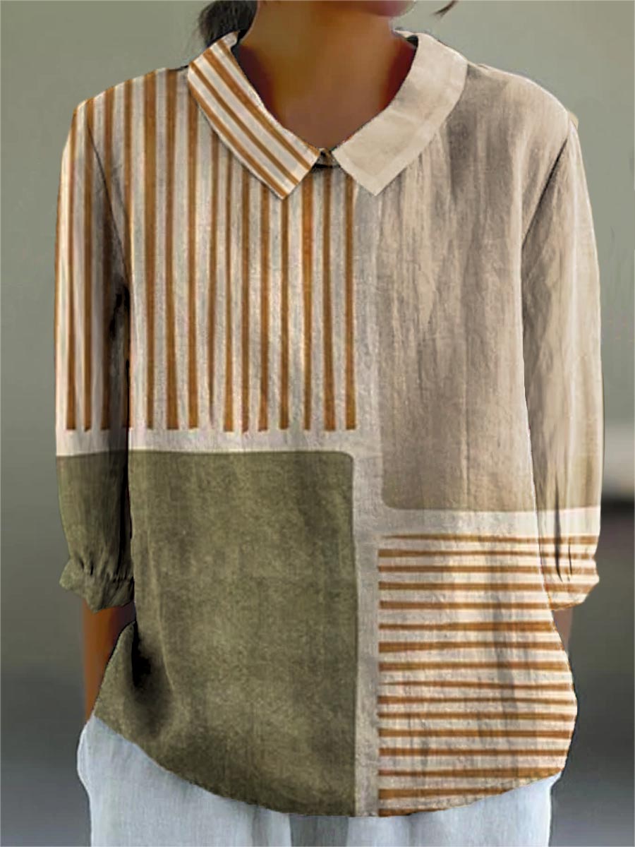 Jasmine | Stripes & Shades Blouse