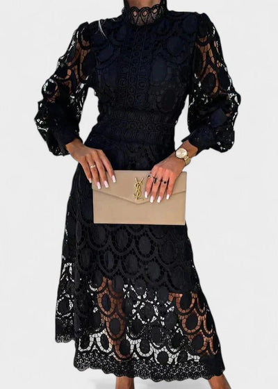 Merindah – Intricate Lace Midi Dress